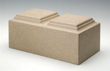Load image into Gallery viewer, Classic Stone Tone Catalina Companion Cremation Urn, 420 Cubic Inch TSA Approved