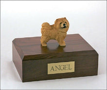 Load image into Gallery viewer, Chow Chow Red Pet Funeral Cremation Urn Available in 3 Different Colors & 4 Sizes