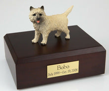 Load image into Gallery viewer, Cairn Terrier Pet Funeral Cremation Urn Avail in 3 Different Colors & 4 Sizes