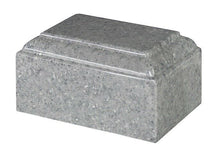 Load image into Gallery viewer, Small/Keepsake 22 Cubic Inch Gray Tuscany Cultured Granite Cremation Urn
