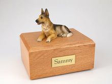 Load image into Gallery viewer, German Shepherd Pet Funeral Cremation Urn Avail in 3 Different Colors & 4 Sizes