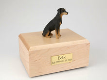 Load image into Gallery viewer, Doberman Ears Down Pet Funeral Cremation Urn Avail in 3 Dif Colors & 4 Sizes