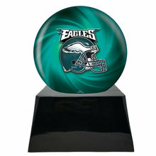 Load image into Gallery viewer, Large/Adult 200 Cubic Inch Philadelphia Eagles Metal Ball on Cremation Urn Base