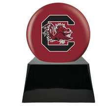 Load image into Gallery viewer, Large/Adult 200 Cubic Inch South Carolina Gamecocks Ball on Cremation Urn Base