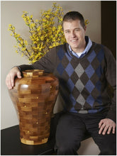 Load image into Gallery viewer, Family/Equestrian Wood Funeral Cremation Urn, 1,100 Cubic Inches