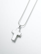 Load image into Gallery viewer, Sterling Silver Large Cross Memorial Jewelry Pendant Funeral Cremation Urn