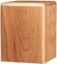 Load image into Gallery viewer, Large/Adult 240 Cubic Inch Eden Oak Natural Cherry Cremation Urn for Ashes