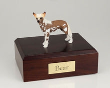 Load image into Gallery viewer, Chinese Crested Dog Pet Funeral Cremation Urn Avail 3 Different Colors & 4 Sizes