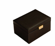 Load image into Gallery viewer, Large/Adult 210 Cubic Inches Brown Leather Chest Funeral Cremation Urn for Ashes