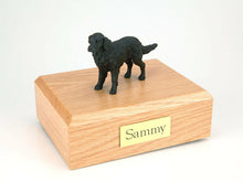 Load image into Gallery viewer, Flat Coated Retriever Pet Funeral Cremation Urn Avail in 3 Dif Colors & 4 Sizes