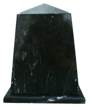 Load image into Gallery viewer, Large/Adult 240 Cubic Inches Black Viewpoint Natural Marble Urn for Ashes