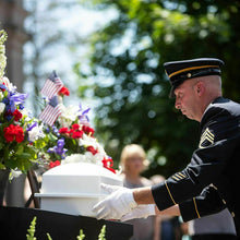 Load image into Gallery viewer, Crowne Vault Large/Adult White Polymer Single Funeral Cremation Urn Burial Vault