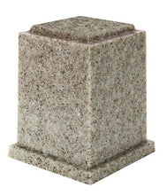 Load image into Gallery viewer, Large/Adult 225 Cubic Inch Windsor Elite Sandstone Culture Granite Cremation Urn