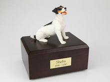 Load image into Gallery viewer, Jack Russell Terrier Black/Brown Pet Cremation Urn Avail. 3 Colors & 4 Sizes