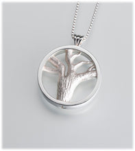 Load image into Gallery viewer, Sterling Silver Tree of Lives Memorial Jewelry Pendant Funeral Cremation Urn
