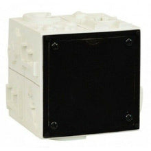 Load image into Gallery viewer, Small/Keepsake 8 Cubic Inch Ivory Infant Block Funeral Cremation Urn for Ashes
