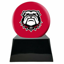 Load image into Gallery viewer, Large/Adult 200 Cubic Inch Georgia Bulldogs Metal Ball on Cremation Urn Base