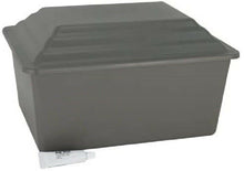 Load image into Gallery viewer, Large/Adult Gray Polymer Urn Vault for Ground Burial for Funeral Cremation Urn

