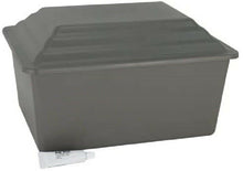 Load image into Gallery viewer, Large/Adult Gray Polymer Urn Vault for Ground Burial for Funeral Cremation Urn