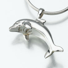 Load image into Gallery viewer, Sterling Silver Dolphin Memorial Pendant Funeral Cremation Jewelry Urn For Ashes