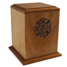 Load image into Gallery viewer, Large/Adult 225 Cubic Inch Firefighter Funeral Cremation Urn - Made in USA