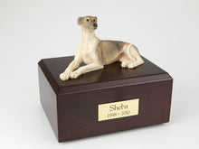 Load image into Gallery viewer, Greyhound Laying Pet Funeral Cremation Urn Available in 3 Diff Colors & 4 Sizes
