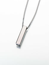 Load image into Gallery viewer, Titanium Narrow Slide Rectangle Memorial Jewelry Pendant Funeral Cremation Urn
