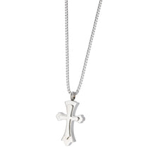Load image into Gallery viewer, Stacked Cross Pendant/Necklace Funeral Cremation Urn for Ashes
