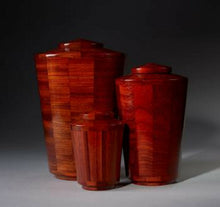Load image into Gallery viewer, Eternal Promise Joy Infant/Child/Pet Padauk Wood Funeral Cremation Urn, 75 Cu In