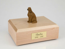 Load image into Gallery viewer, Irish Setter Sitting, Stand Pet Cremation Urn Avail. in 3 Diff Colors & 4 Sizes