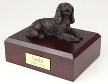 Load image into Gallery viewer, King Charles Spaniel Bronze Pet Cremation Urn Available 3 Diff Colors & 4 Sizes