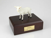 Load image into Gallery viewer, Goat White Figurine Wildlife Cremation Urn Available in 3 Diff. Colors & 4 Sizes