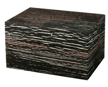 Load image into Gallery viewer, Small/Keepsake 90 Cubic Inch Antique Brown Chest Earthurn Cremation Urn Ashes