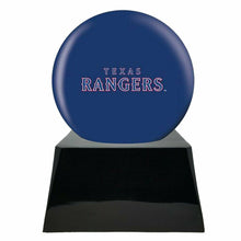 Load image into Gallery viewer, Large/Adult 200 Cubic Inch Texas Rangers Metal Ball on Cremation Urn Base