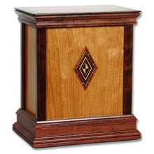Load image into Gallery viewer, Large/Adult 225 Cubic Inch Cherry Harmony Handcrafted Wood Funeral Cremation Urn