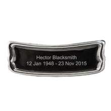 Load image into Gallery viewer, Personalized Engravable Brass Name-Plate Medallion for 6"/7" Cremation Urns