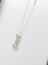 Load image into Gallery viewer, Sterling Silver "Our" Glass Memorial Jewelry Pendant Funeral Cremation Urn