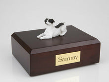 Load image into Gallery viewer, Jack Russell Terrier Black Figurine Pet Cremation Urn Avail 3 Colors & 4 Sizes