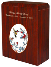 Load image into Gallery viewer, Large/Adult 215 Cubic Inches Dark Grain Simplicity Cremation Urn for Ashes
