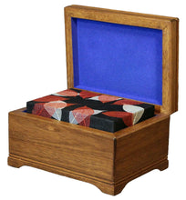 Load image into Gallery viewer, Autumn Leaves Insert for Mahogany Biodegradable Memory Chest Cremation Urn