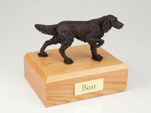 Load image into Gallery viewer, English Setter Pet Funeral Cremation Urn Avail. in 3 Different Colors & 4 Sizes