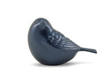 Load image into Gallery viewer, New, Solid Brass Frost Blue Songbird Keepsake Funeral Cremation Urn for ashes