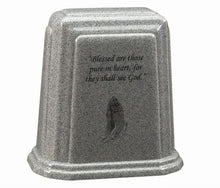 Load image into Gallery viewer, Large 275 Cubic Inches Tablet Millennium Stone Cremation Urn -Choice of 8 Colors