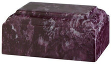 Load image into Gallery viewer, Small/Keepsake 22 Cubic Inch Merlot Tuscany Cultured Marble Cremation Urn
