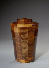 Load image into Gallery viewer, Praise Infant/Child/Pet Black Walnut Wood Funeral Cremation Urn, 130 Cubic Inches