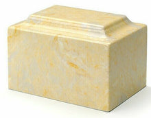 Load image into Gallery viewer, Oversize Classic Marble Gold Adult Cremation Urn, 325 Cubic Inches, TSA Approved