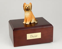 Load image into Gallery viewer, Briard Pet Funeral Cremation Urn Engraved. Available 3 Different Colors 4 Sizes