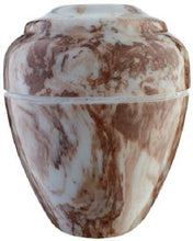 Load image into Gallery viewer, Small/Keepsake 18 Cubic Inch Cafe Vase Cultured Marble Cremation Urn for Ashes