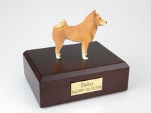 Load image into Gallery viewer, Finnish Spitz Pet Funeral Cremation Urn Avail. in 3 Different Colors & 4 Sizes