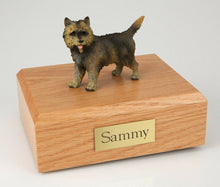 Load image into Gallery viewer, Cairn Terrier Pet Funeral Cremation Urn Avail in 3 Different Colors & 4 Sizes